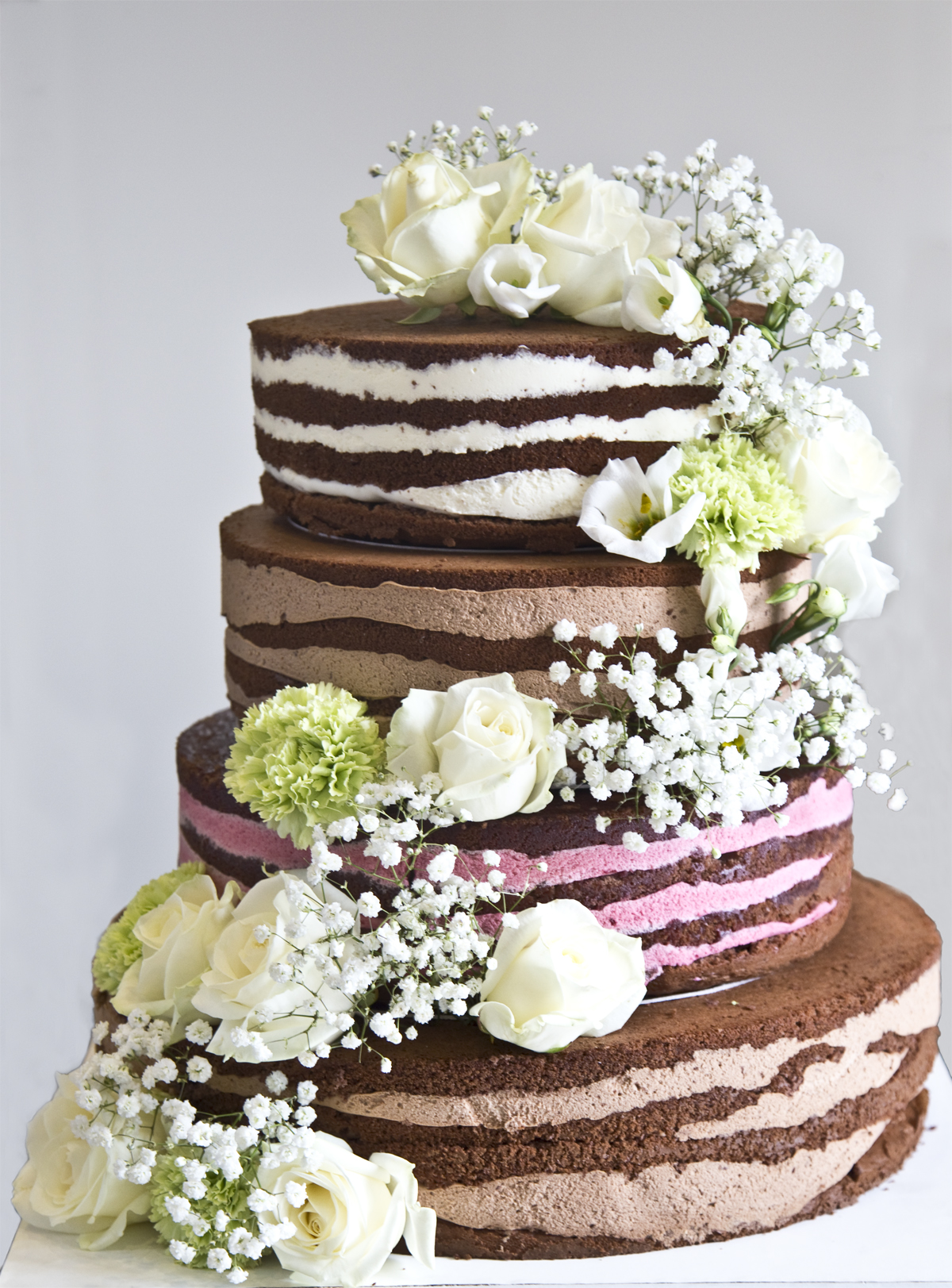 Hochzeitstorte Naked Cake