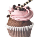 Schoko Cassis Cupcake